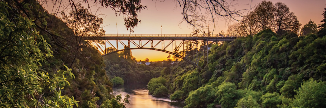 Victoria Bridge in Cambridge Waikato NZ