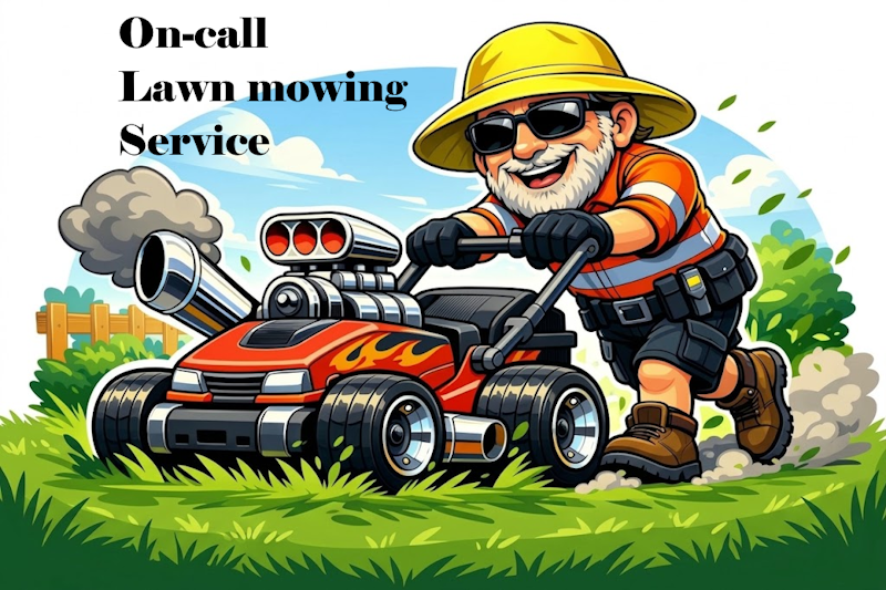 On-call Lawn Mowing-Service banner